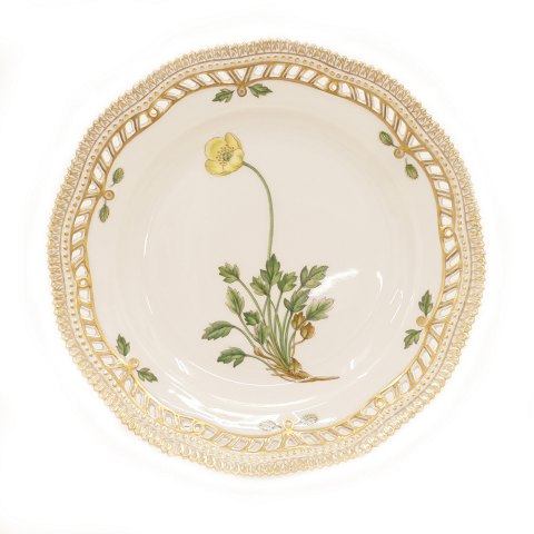 Flora Danica plate by Royal Copenhagen. #3554. D: 
22,5cm