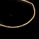 Lange 18kt Gold Halskette. L: 79cm. G: 20,4gr