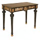 A large Gustavian blackpainted and gilt console table. Sweden circa 1780. H: 
88cm. Top: 103x55cm