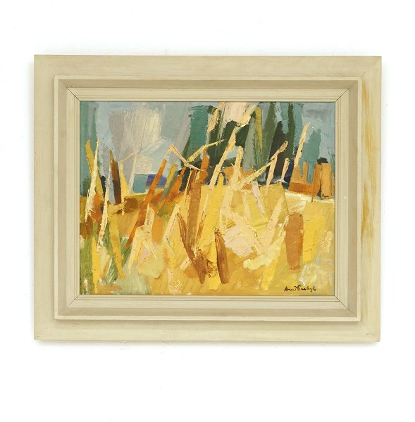 Svend Saabye, 1913-2004, oil on canvas. Signed. Visible size: 38x50,5cm. With 
frame: 54,5x67cm