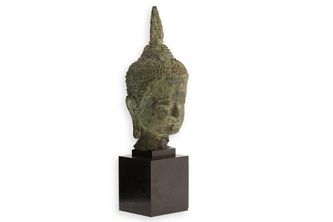 Buddha hoved, bronze
