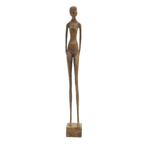 Otto P-figur, fremstillet i træ. H: 39cm