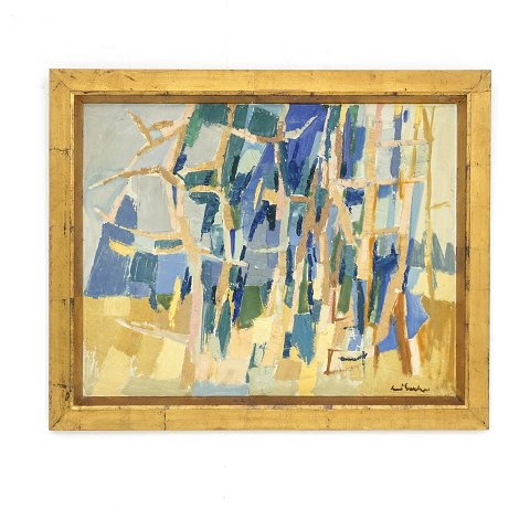 Svend Saabye, 1913-2004, oil on canvas. Signed. Visible size: 53x68cm. With frame: 66x81cm
