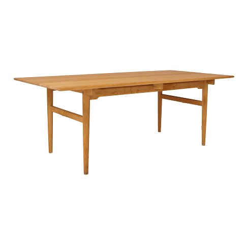 Hans J. Wegner: Spisebord i massiv eg. CH 327. H: 73cm. Plade: 94x189cm