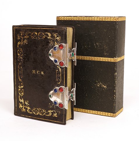 A hymn book with silver mountings. Jens Jensen, 
Sonderburg, Denmark, circa 1840