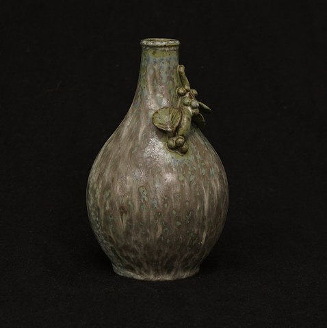 Arne Bang: Vase i stentøj. H: 14cm