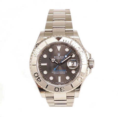 Rolex Yachtmaster 116622 Dark Rhodium. Solgt 1. 
gang 30. marts 2018. Leveres med box og 
certifikat. D: 40mm