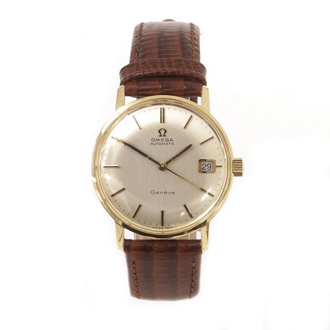 Omega Geneve 14kt gold, automatic. Ref. 166.037. 
Cal. 565. Circa 1969-70. D: 34mm