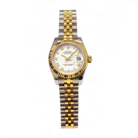 Rolex Oyster Perpetual Datejust gold und steel.
Circa 2005. D: 26mm