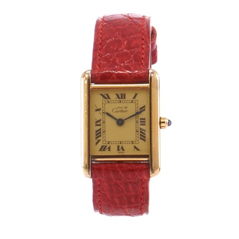Cartier Tank Vermeil Quartz. 28x20mm