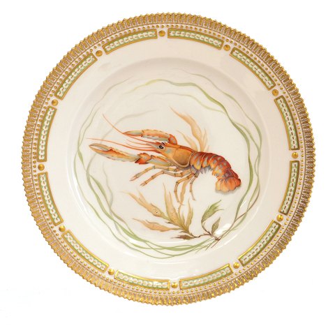 Royal Copenhagen Fauna Danica plate 3549 "Nephrops norvegicus" dated 1965. D: 25,5cm