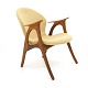 Aage Christiansen  for Erhard og Andersen, armstol, teak. Fremstillet i 1960erne