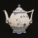 Royal Copenhagen blue fluted full lace teapot. Excellent condition. #1119. H: 
19cm.