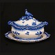 Blue decorated 18th century tureen, faience. Signed Marieberg, Sweden, 
02.08.1766. H: 27cm. L: 45cm