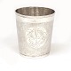 A late 18th century silver cup. Made by Jens Jensen Winge, Fredericia, Denmark. 
1779-1818. H: 8,4cm. W: 102gr