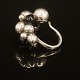 Georg Jensen: Moonlight Grapes Ring. Silber. Ringgr. 54