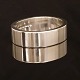 Hans Hansen, Denmark: A sterlingsilver bangle. Inner size: 5,9x6,8cm. W: 93gr