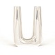 A Søren Georg Jensen Sterlingsilver candlestick for two candles. Made for Georg 
Jensen. #1087. H: 17,5cm. W: 846gr