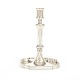 A Danish sterling silver candlestick by Preben Salomonsen, 1964-2009. H: 19,8cm. 
W: 376gr