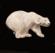 Royal Copenhagen polar bear. 1st quality. #1137. H: 16cm. L: 31cm