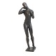 Johannes Bjerg Abessinier i bronze. Johannes C. Bjerg, 1886-1955, bronzeskulptur forestillende abessinier. Umiddelbart eneste kendte eksemplar i denne udformning. Signeret og dateret 1913. Erhvervet direkte fra kunstners familie. H: 48,5cm