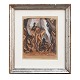 Jais Nielsen 1916. Jais Nielsen, 1885-1961, akvarel. Signeret og dateret "Jais 
16". Lysmål: 15x13cm. Med ramme: 26x24cm