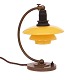 PH 1/1 "Nachttischlampe" von Poul Henningsen, Dänemark, 1930er Jahre. H: 25cm