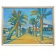 Karl Larsen, 1897-1977, Öl auf Leinen. Stadtpartie, Südfrankreich. Signiert. 
Lichtmasse: 96x128cm. Mit Rahmen: 105x137cm