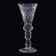 German Glass goblet. H: 28cm