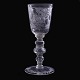 German glass goblet. H: 24cm