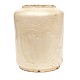 Asger Jorn, 1914-73, white glazed earthenware vase. H: 26cm. D: 21cm