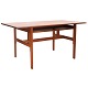 Mogens Koch mahogany writing desk. Designed Denmark 1957. H: 74cm. Plate: 76x151,5cm