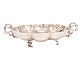 Frühe dänische Branntweinschale aus Silber vom Meister Mikkel Jensen, Aalborg, 1685-1714. H: 4,5cm. L: 15,5cm