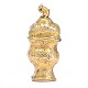 Vergoldete Rokoko Riechdose von P. J. Berg, Kopenhagen, um 1765H: 8cm