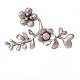 Ole Lynggaard Copenhagen 18kt white gold with diamonds clasp. Size: 48x32cm