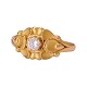 Georg Jensen 18kt Goldring 272 mit einem Diamanten. Ringgr. 52