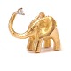 Ole Lynggaard Copenhagen large 14kt gold elephant clasp with a diamond. Size: 24x29mm