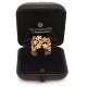 Ole Lynggaard Copenhagen 14kt gold ring with 12 diamonds. Ringsize: 57