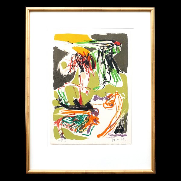 Asger Jorn, 1914-73, Lithographie. 150/150. Signiert "Jorn 68". Lichtmasse: 
45x33cm. Mit Rahmen: 66x51cm