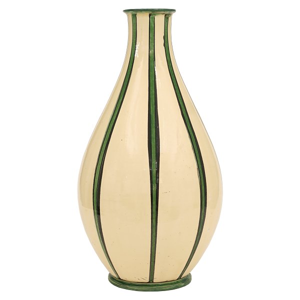 Kæhler vase. Stor Herman Kæhler keramik vase. Signeret. H: 55cm