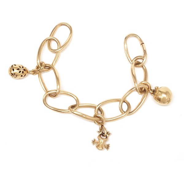 Ole Lynggaard Copenhagen 18kt gold Love bracelet. L: 18cm. W: 59,7gr