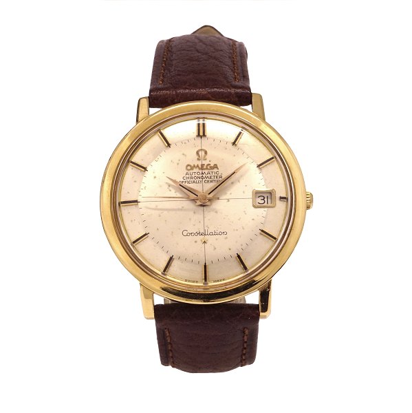 Omega Constellation Automatic 18kt guld ref. 168004/14 SC-62. Caliber 561. Ca. 
år 1963. D: 36mm