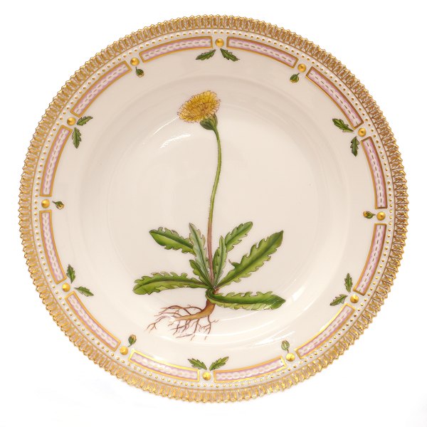 Royal Copenhagen Flora Danica plate 3549. "Leontodon hispidum L.". 1. quality. 
D: 25,5cm