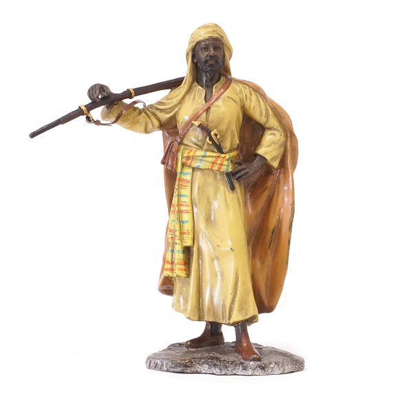 Franz Bergmann Wienerbronze, signiert. H: 20,5cm