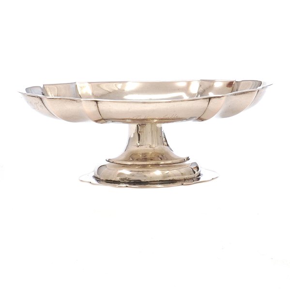 Zuckerschale aus Silber von Knud Rasmussen Brandt, Horsens, Dänemark, 1751-85H: 5cm. L: 14cm